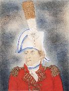 unknow artist Portrait of General Gerard Lake oil